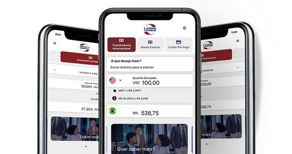 Baixe o Aplicativo da Labor Câmbio. Corretora de Câmbio com 20 anos de experiência